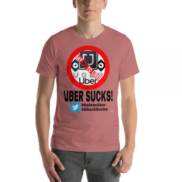 “UBER SUCKS!” Premium Bright Color T-Shirt - Image 4