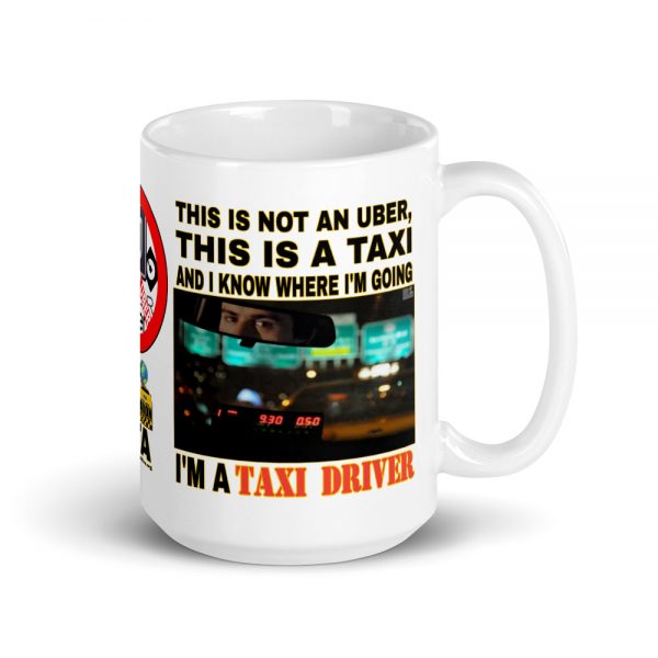 “THIS AIN’T UBER, SIR!” Premium Glossy White Mug - Image 5