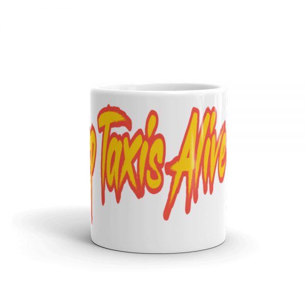 “KEEP TAXIS ALIVE – v2” Premium Glossy White Mug - Image 4