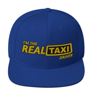 “I'M THE REAL TAXI DRIVER - v2” Embroidered Yupoong Snapback Hat