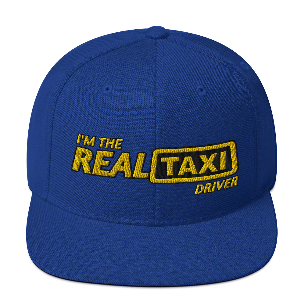 “I'M THE REAL TAXI DRIVER - v2” Embroidered Yupoong Snapback Hat