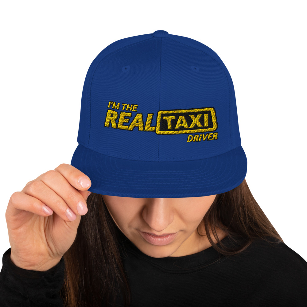 “I'M THE REAL TAXI DRIVER - v2” Embroidered Yupoong Snapback Hat