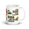 “LIFE IS TOO SHORT TO GET IN AN UBER” Premium Glossy White Mug - Image 5