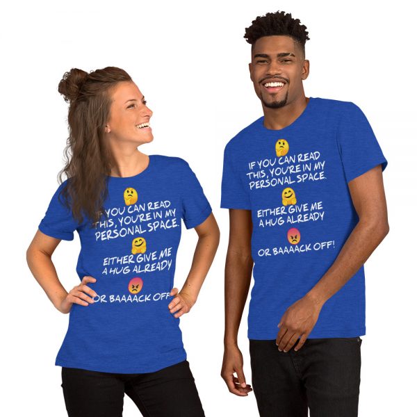 "MY PERSONAL SPACE" Premium Dark Color T-Shirt - Image 13