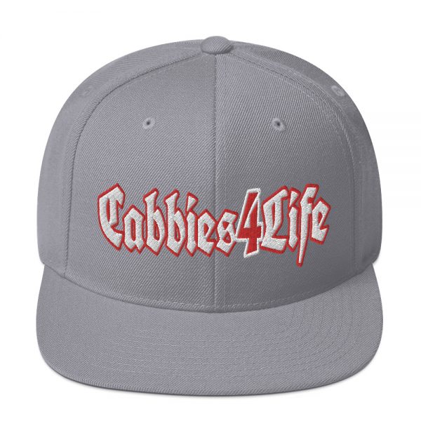“CABBIES4LIFE” Embroidered Yupoong Snapback Hat - Image 31