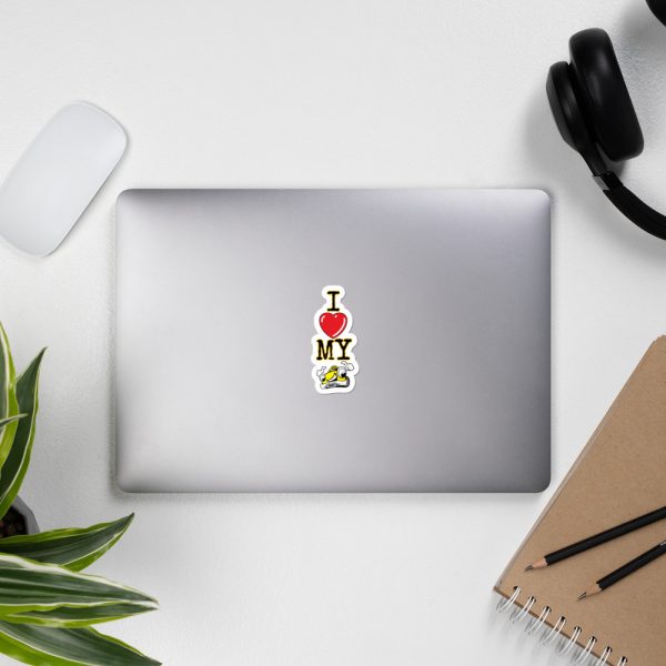 “I LOVE MY TAXI” Premium Kiss Cut Emblem Stickers - Image 4
