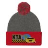 “KEEP TAXIS ALIVE – v1” Embroidered Pom-Pom Beanie