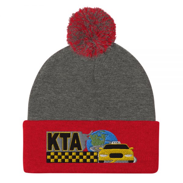 “KEEP TAXIS ALIVE – v1” Embroidered Pom-Pom Beanie