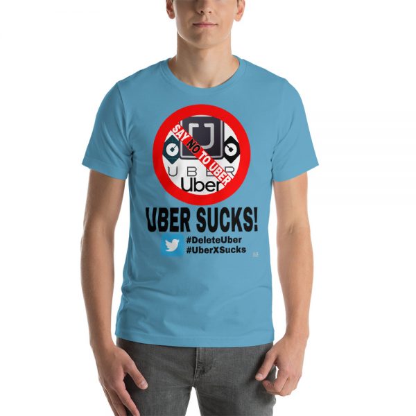 “UBER SUCKS!” Premium Bright Color T-Shirt - Image 6