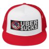 “UBER SUCKS” Embroidered Yupoong Trucker Cap - Image 7