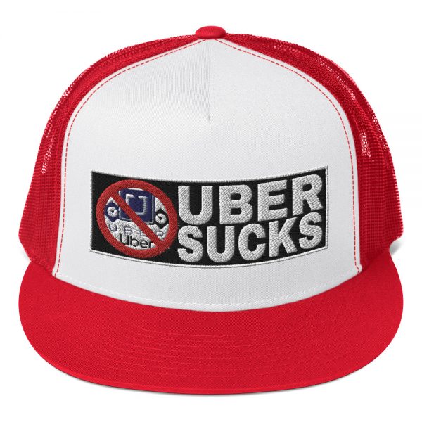 “UBER SUCKS” Embroidered Yupoong Trucker Cap - Image 7