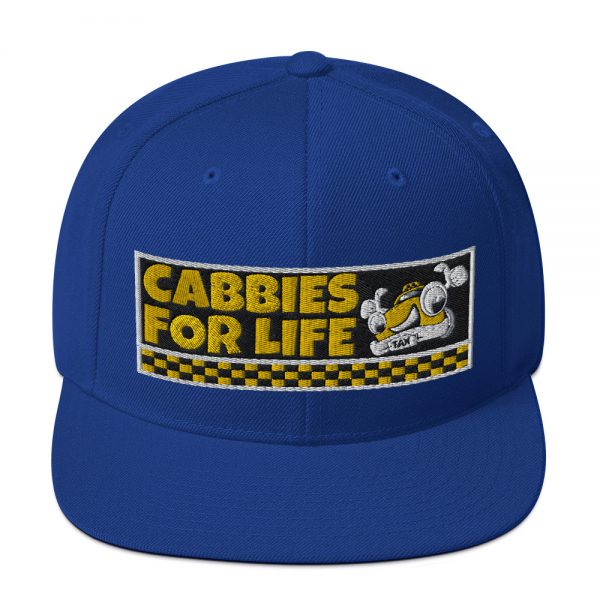 “CABBIES FOR LIFE” Embroidered Yupoong Snapback Hat - Image 34