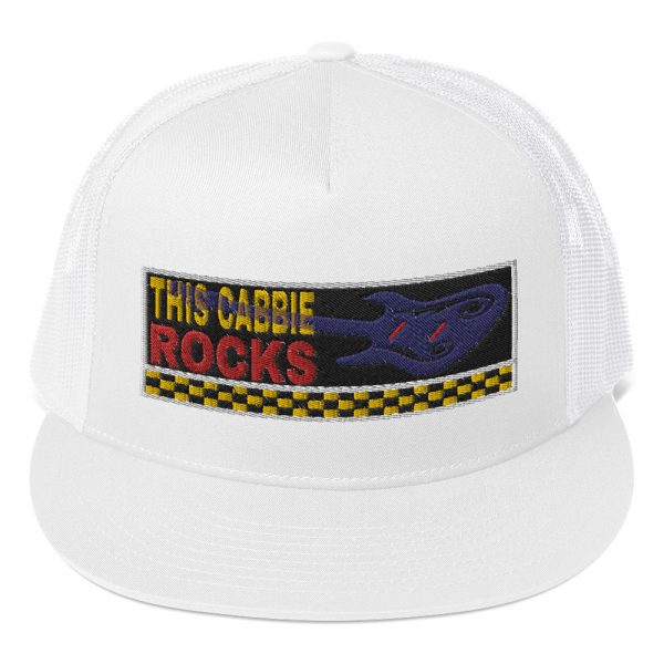 “THIS CABBIE ROCKS” Embroidered Yupoong Trucker Cap - Image 9