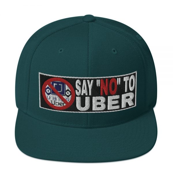 “SAY NO TO UBER - v2” Embroidered Yupoong Snapback Hat - Image 21