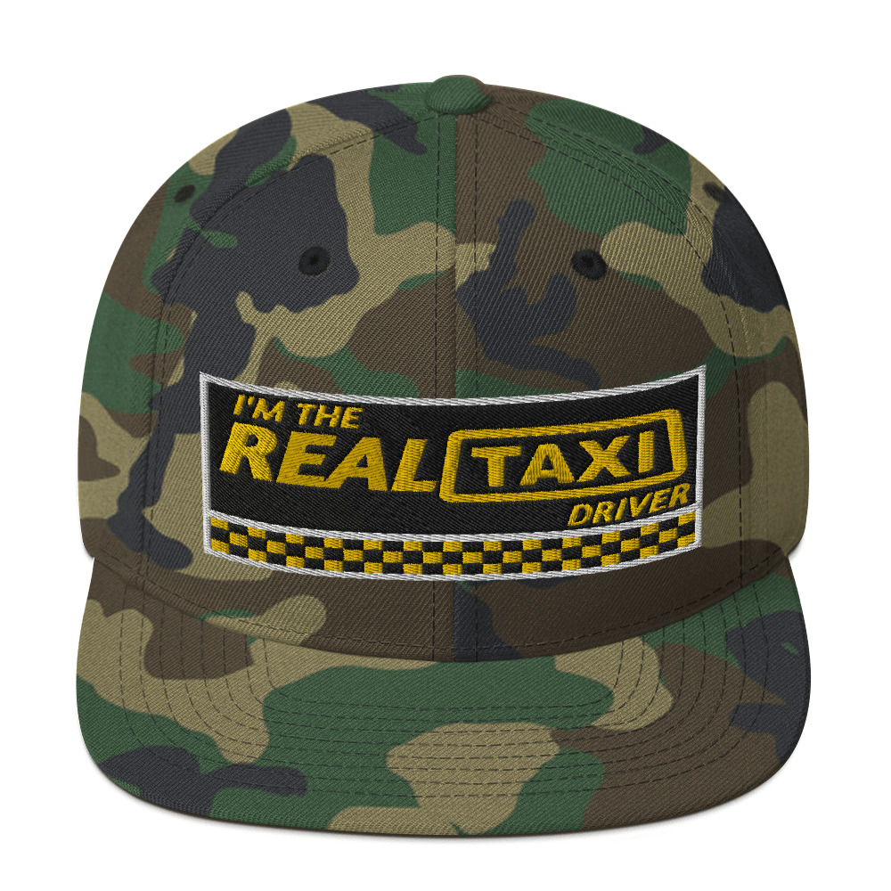 “I'M THE REAL TAXI DRIVER - v1” Embroidered Yupoong Snapback Hat