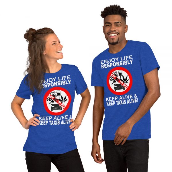 "ENJOY LIFE RESPONSIBLY" Premium Dark Color T-Shirt - Image 9