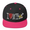 “I LOVE MY TAXI” Embroidered Yupoong Snapback Hat - Image 4