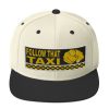 “FOLLOW THAT TAXI” Embroidered Yupoong Snapback Hat - Image 35