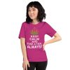 "KEEP CALM" Premium Dark Color T-Shirt - Image 31