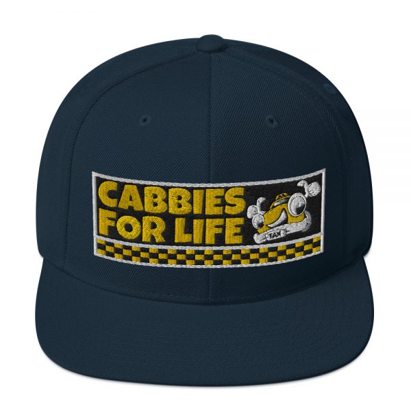 “CABBIES FOR LIFE” Embroidered Yupoong Snapback Hat - Image 16
