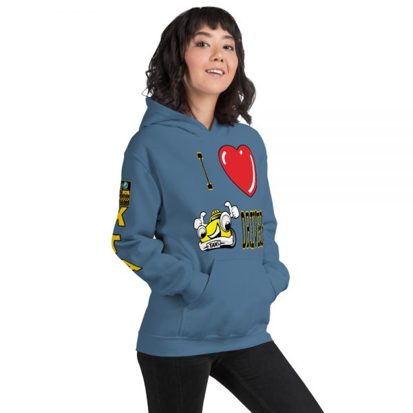 "I LOVE TAXI DRIVERS" Premium Soft & Heavy Blend Hoodie - Image 13