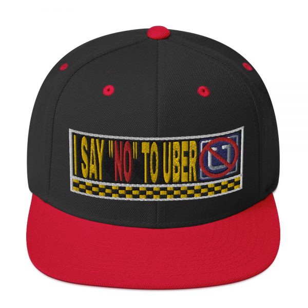 “I SAY NO TO UBER” Embroidered Yupoong Snapback Hat - Image 6