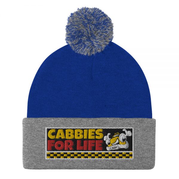 “CABBIES FOR LIFE” Embroidered Pom-Pom Beanie - Image 8