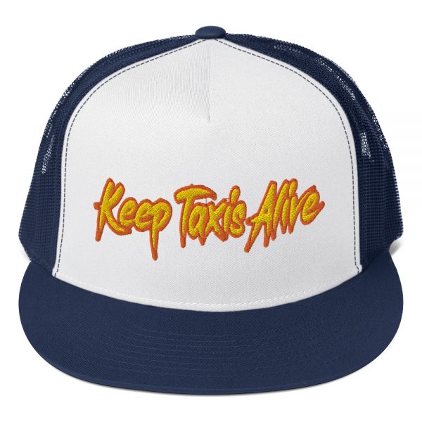 “KEEP TAXIS ALIVE – v2” Embroidered Yupoong Trucker Cap - Image 6