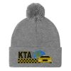“KEEP TAXIS ALIVE – v1” Embroidered Pom-Pom Beanie - Image 7