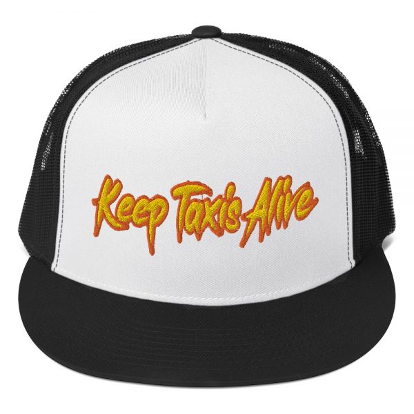 “KEEP TAXIS ALIVE – v2” Embroidered Yupoong Trucker Cap - Image 4