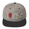 “I LOVE MY TAXI” Embroidered Yupoong Snapback Hat - Image 23