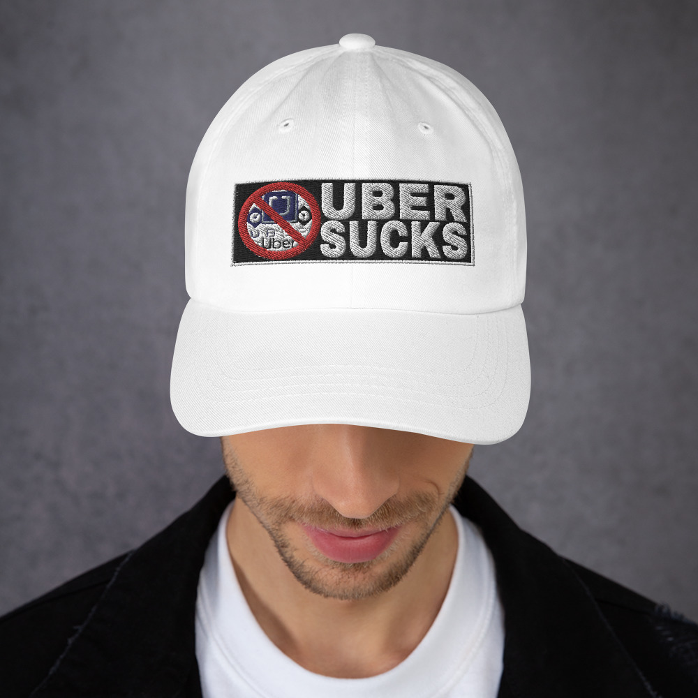 “UBER SUCKS” Embroidered Yupoong Dad Hat