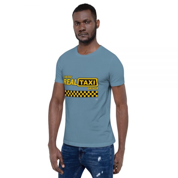 “I’M THE REAL TAXI DRIVER” Premium Bright Color T-Shirt - Image 5