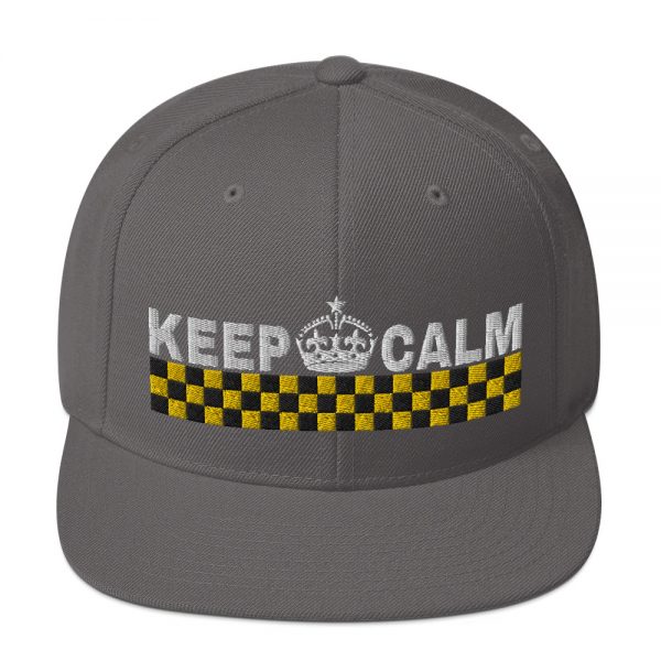 “KEEP CALM” Embroidered Yupoong Snapback Hat - Image 16