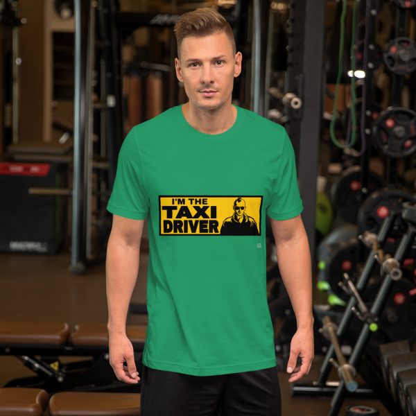 "I'M THE TAXI DRIVER" Premium Dark Color T-Shirt - Image 8