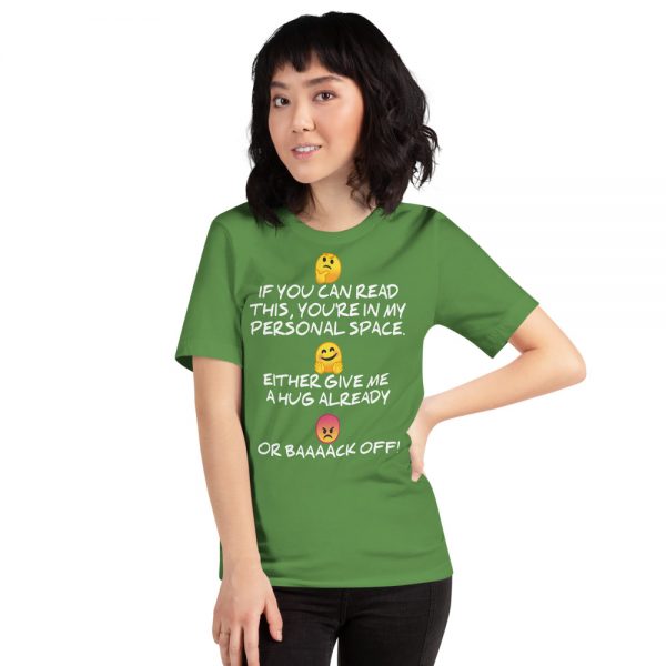 "MY PERSONAL SPACE" Premium Dark Color T-Shirt - Image 3