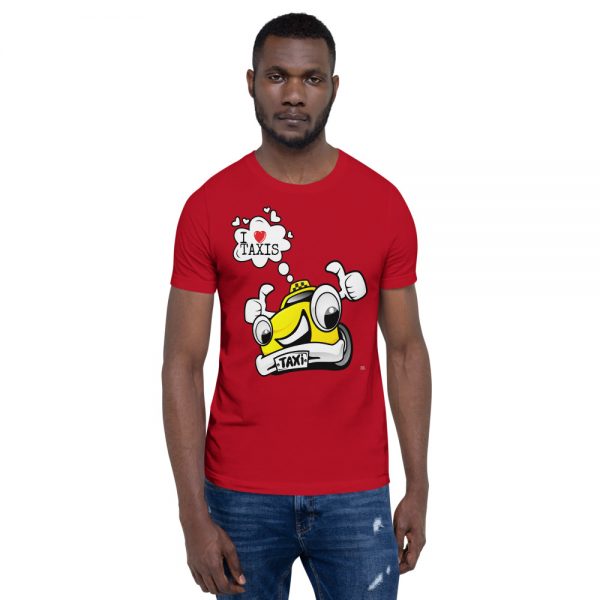 "I LOVE TAXIS" Premium Dark Color T-Shirt - Image 28