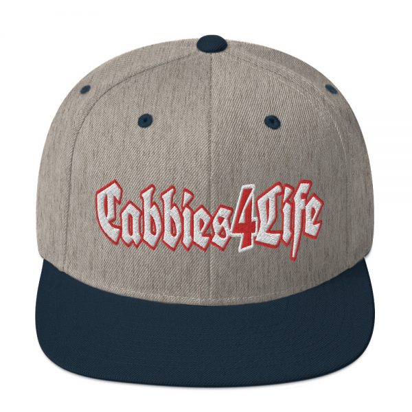 “CABBIES4LIFE” Embroidered Yupoong Snapback Hat - Image 27