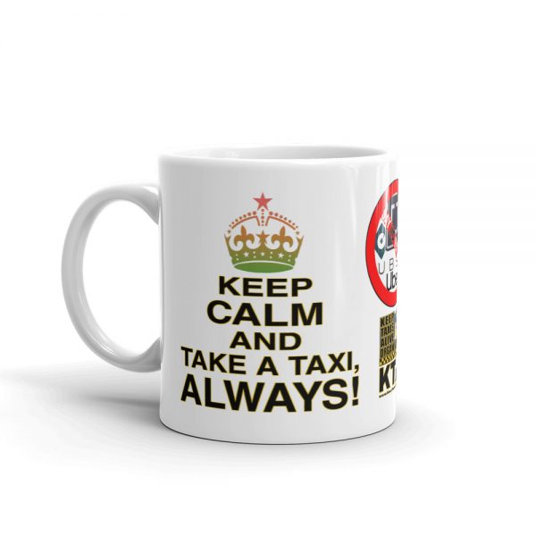 “KEEP CALM” Premium Glossy White Mug - Image 3