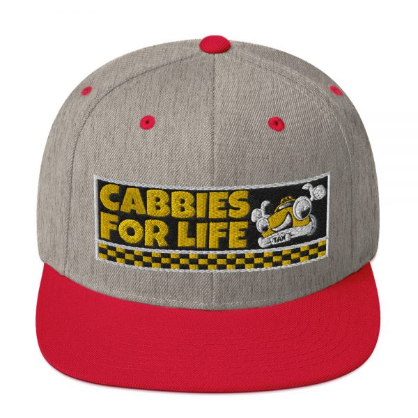 “CABBIES FOR LIFE” Embroidered Yupoong Snapback Hat