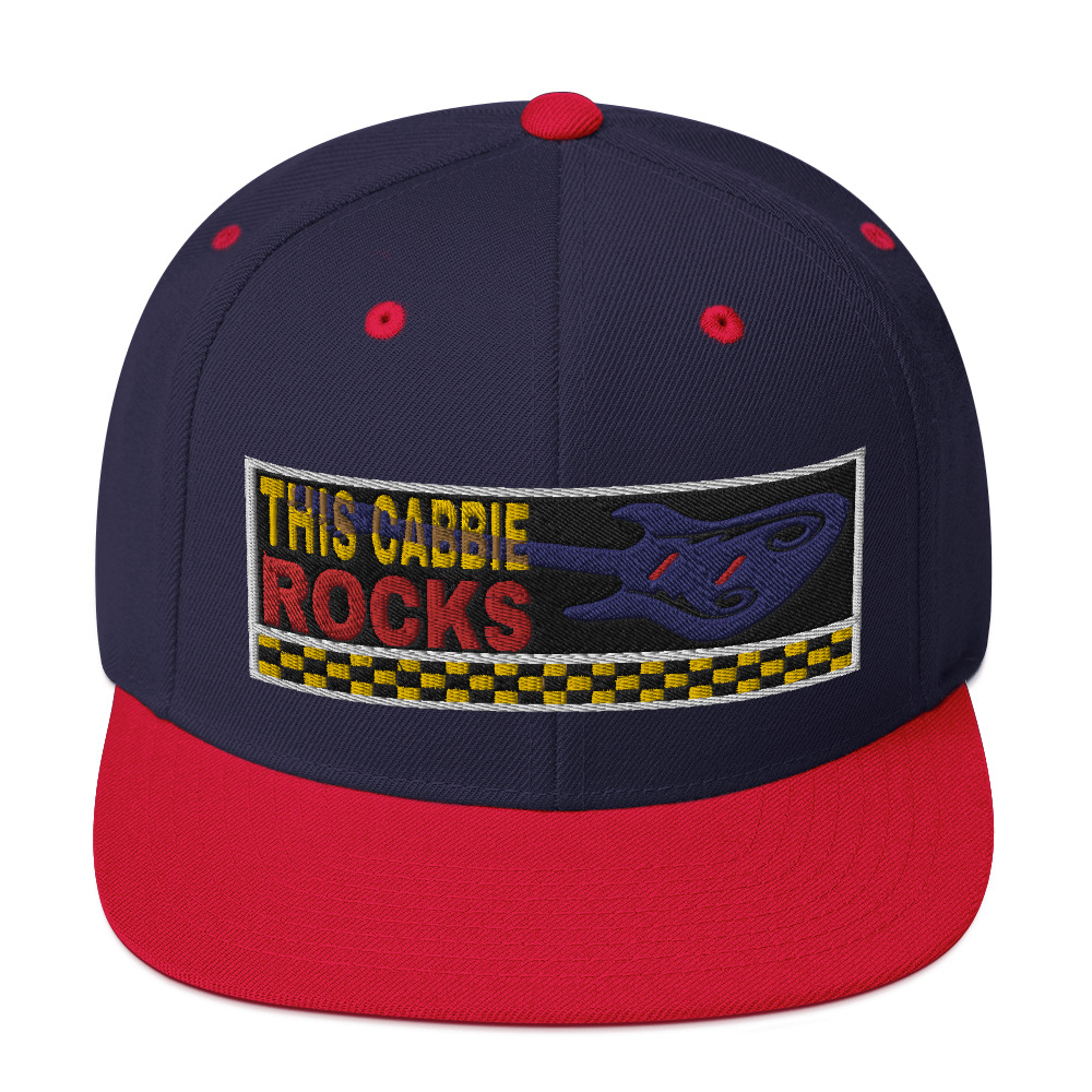 “THIS CABBIE ROCKS” Embroidered Yupoong Snapback Hat “THIS CABBIE ROCKS” Embroidered Yupoong Snapback Hat