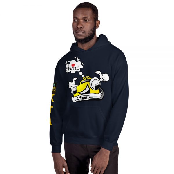 "I LOVE TAXIS" Premium Soft & Heavy Blend Hoodie - Image 8