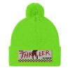 “THE THRILLER CABBIE” Embroidered Pom-Pom Beanie - Image 9