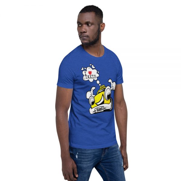 "I LOVE TAXIS" Premium Dark Color T-Shirt - Image 27