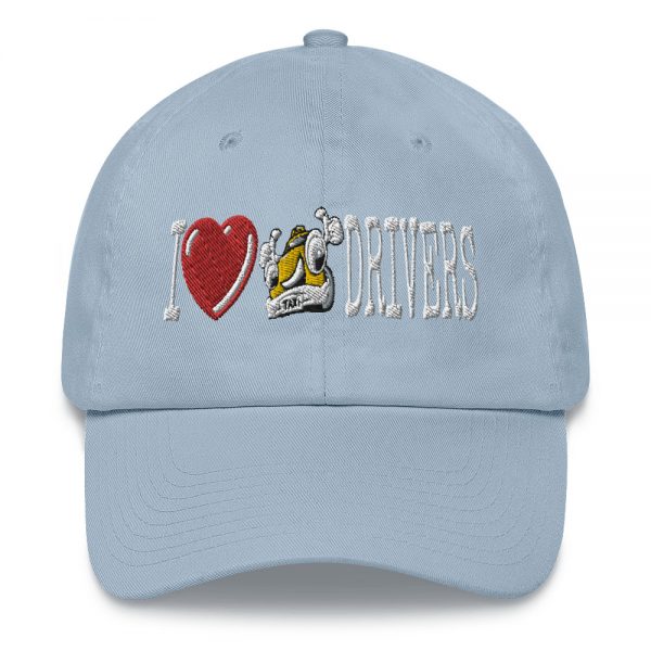 “I LOVE TAXI DRIVERS” Embroidered Yupoong Dad Hat - Image 15