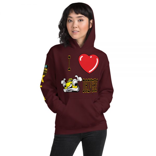 "I LOVE TAXI DRIVERS" Premium Soft & Heavy Blend Hoodie - Image 16