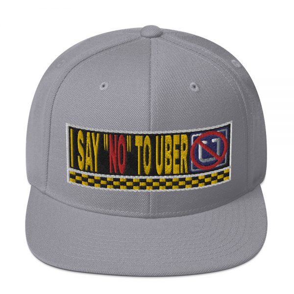 “I SAY NO TO UBER” Embroidered Yupoong Snapback Hat - Image 32