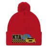 “KEEP TAXIS ALIVE – v1” Embroidered Pom-Pom Beanie - Image 10