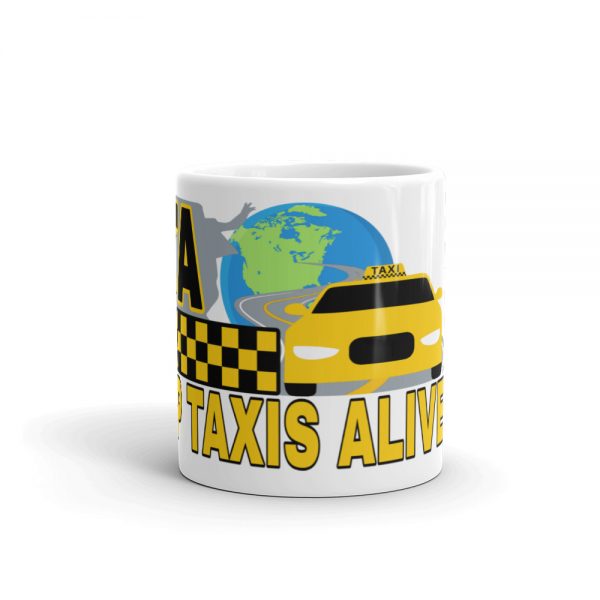 “KEEP TAXIS ALIVE – v1” Premium Glossy White Mug - Image 4