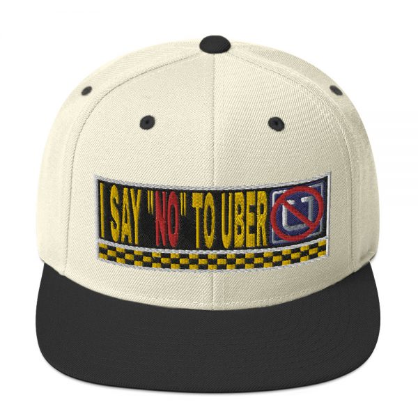 “I SAY NO TO UBER” Embroidered Yupoong Snapback Hat - Image 35
